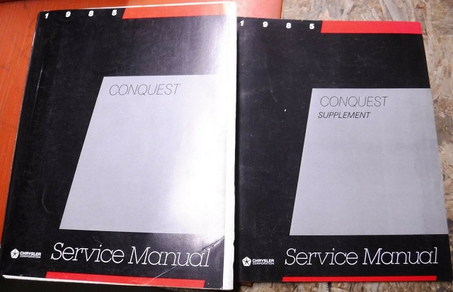 1985 Chrysler Dodge Plymouth Conquest Service Manual
