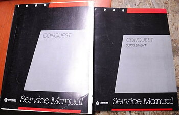 1985 Chrysler Dodge Plymouth Conquest Service Manual