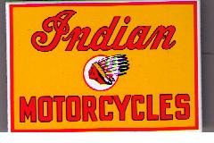 Indian logo kylskåpsmagnet