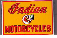Indian logo kylskåpsmagnet