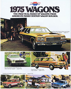 1975 Chevrolet Wagons Broschyr