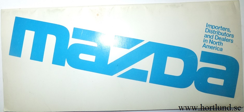1980 Mazda Importers, Distributors and Dealers in North America.