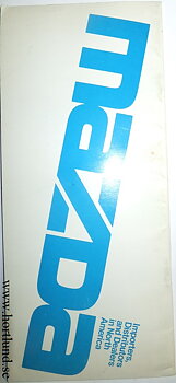 1980 Mazda Importers, Distributors and Dealers in North America.