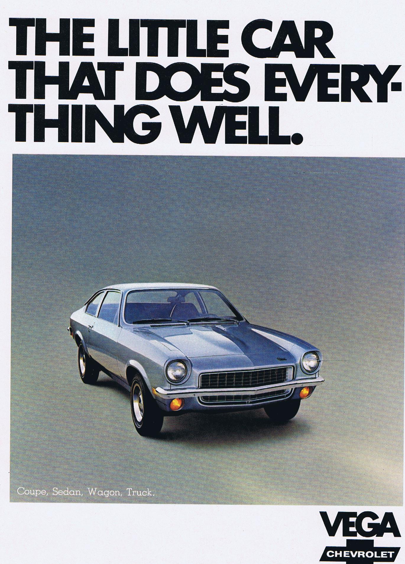 1972 Chevrolet Vega Broschyr