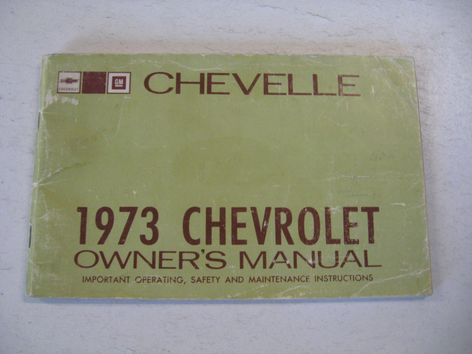 1973 Chevrolet Chevelle Owners Manual