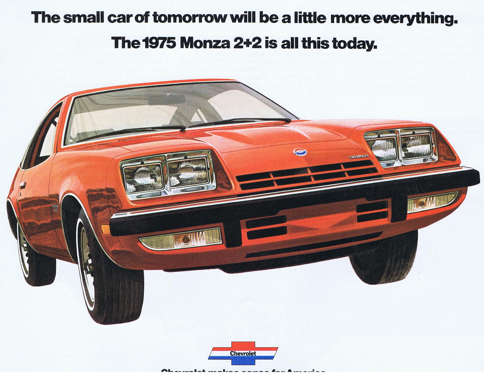 1975 Chevrolet Moza 2 + 2 Broschyr