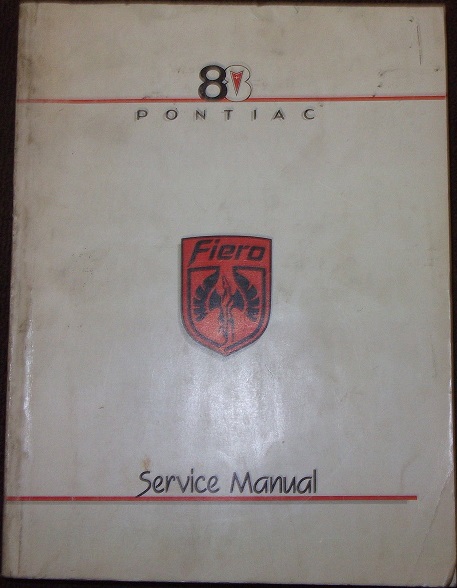1988 Pontiac Fiero Service Manual
