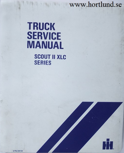 1976 - 1977 International Scout II XLC Service Manual