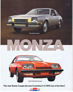 1975 Chevrolet Moza 2 + 2 Broschyr
