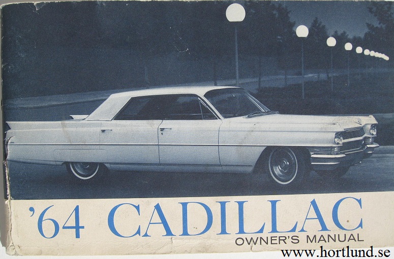 1964 Cadillac Owner's Manual