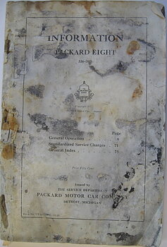 1927 Packard Eight 336-343 Information