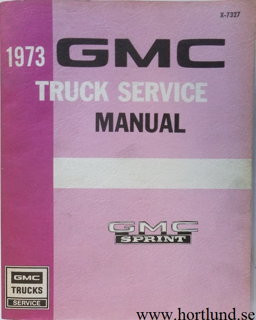 1973 GMC Sprint Service Manual