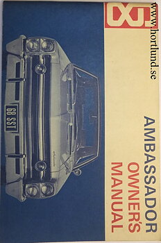 1968 AMC Ambassador Owner's Manual