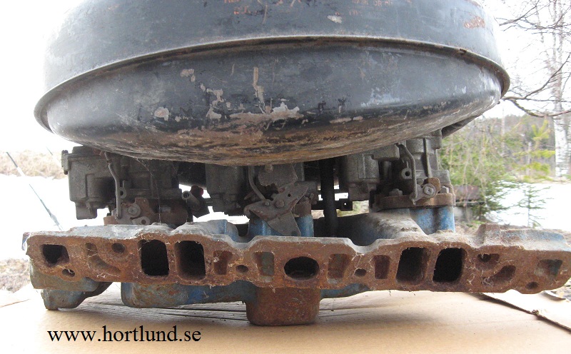 1963 Pontiac 389 & 421 Six-Pack insug med förgasare - 2