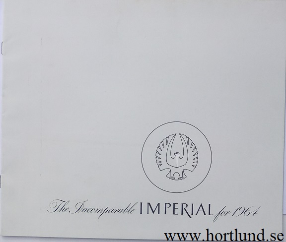 1964 Imperial Broschyr 9-63