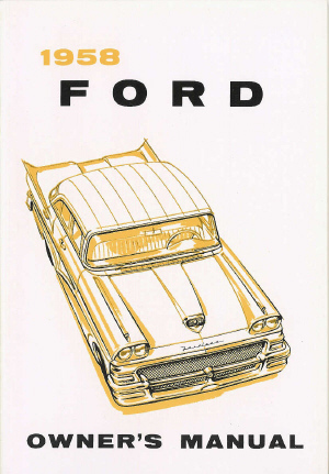 1958 Ford Owner's Manual