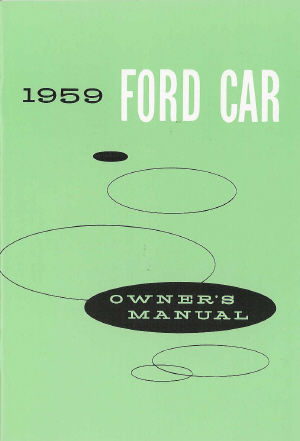 1959 Ford Owner's Manual