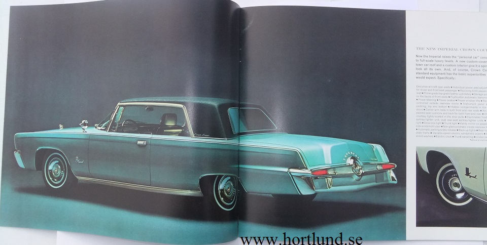 1964 Imperial Broschyr 11-63 - 2