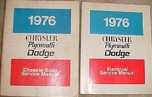 1976 Plymouth & Dodge & Chrysler Service Manual original