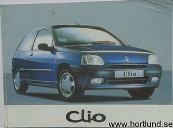 1997 Renault Clio instruktionsbok