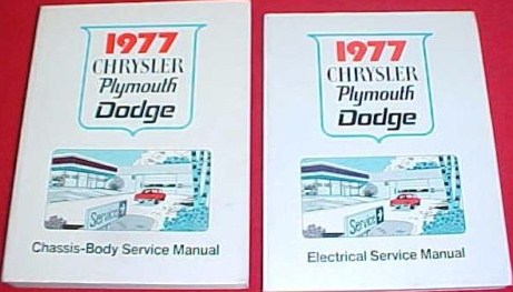 1977 Plymouth & Dodge & Chrysler Service Manual original