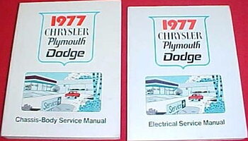 1977 Plymouth & Dodge & Chrysler Service Manual original