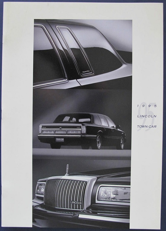 1995 Lincoln Town Car Lyxbroschyr