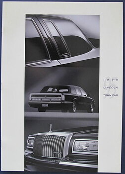 1995 Lincoln Town Car Lyxbroschyr