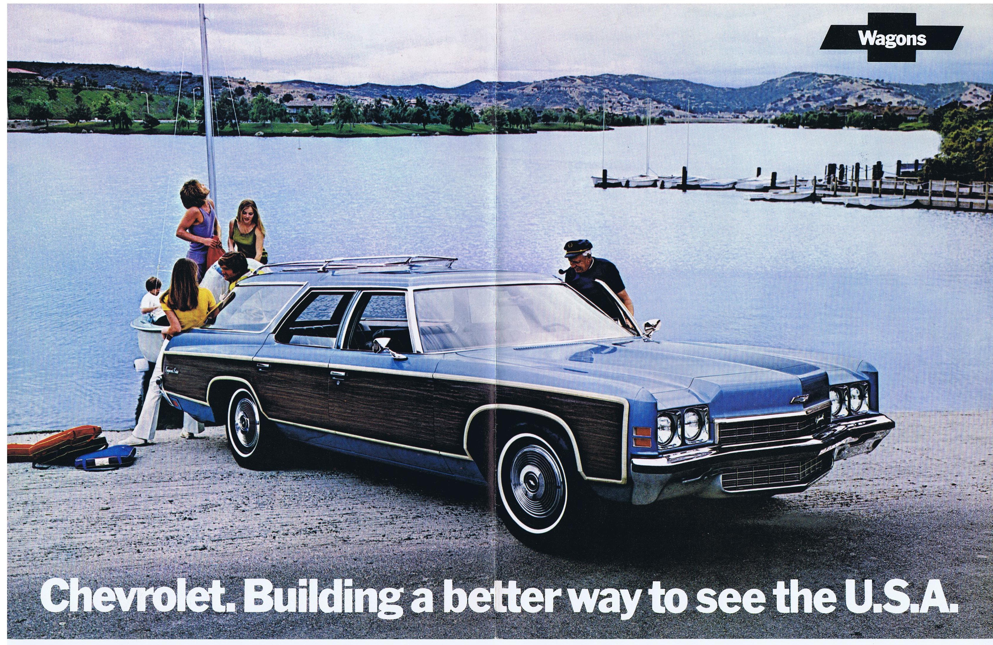 1972 Chevrolet Wagons Affisch