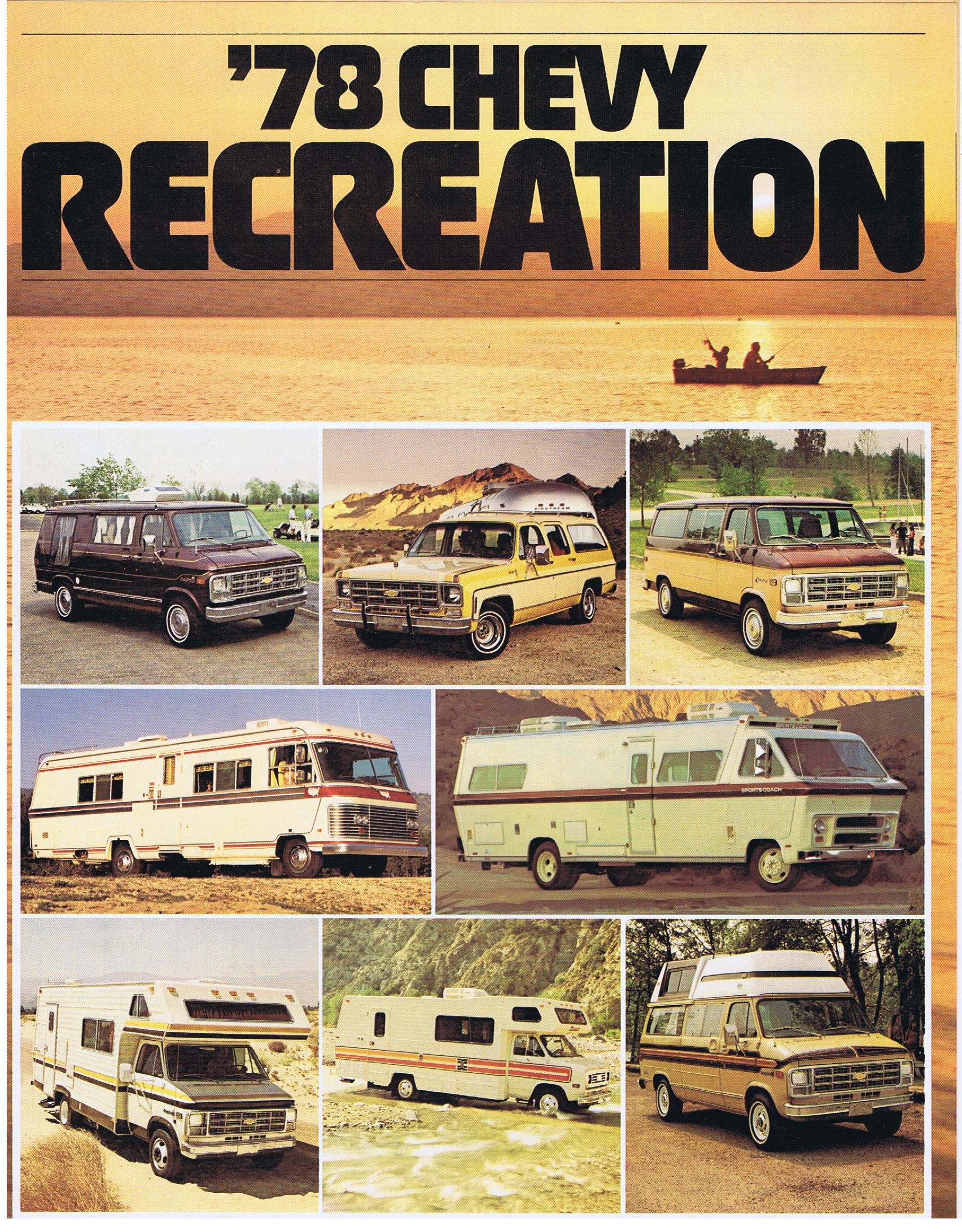 1978 Chevrolet Recreational Vehicles  Broschyr