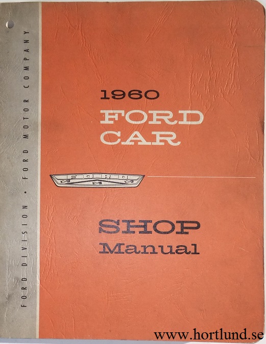 1960 Ford Shop Manual