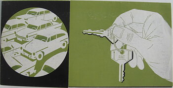 1962 Fiat 1300 1500 Juventus broschyr