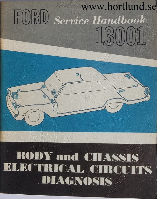 1963 Ford Service Handbook Body and Chassis Electrical Circuits