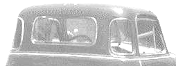 1954 - 1955 Dodge Trucks Gummilist bakruta