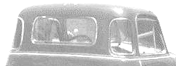 1954 - 1955 Dodge Trucks Gummilist bakruta