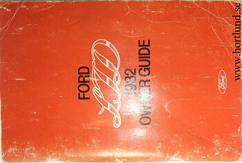 1982 Ford LTD Owners Guide