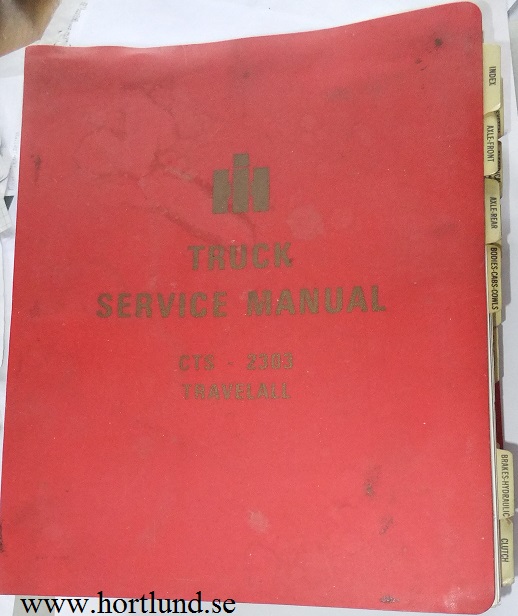 1972 - 1975 International Travelall Service Manual