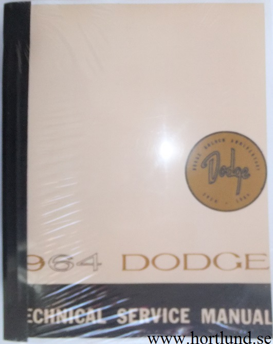 1964 Dodge Technical Service Manual Polara Dart