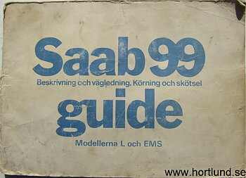 1973 SAAB 99 L och EMS Guide