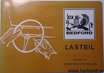 1969 Bedford EHG EHL EJM EPR Lastbil Instruktionsbok