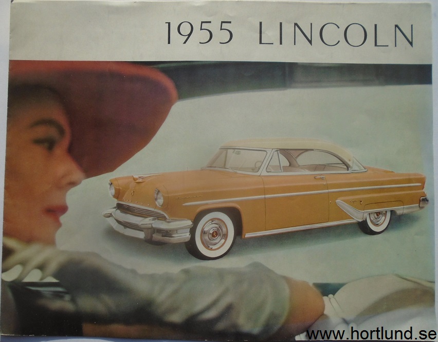 1955 Lincoln broschyr