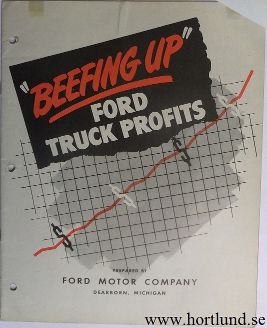 1946 Ford Trucks Broschyr Breefing up...