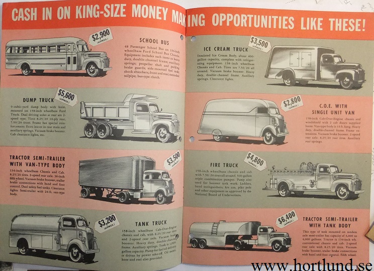 1946 Ford Trucks Broschyr Breefing up... - 2