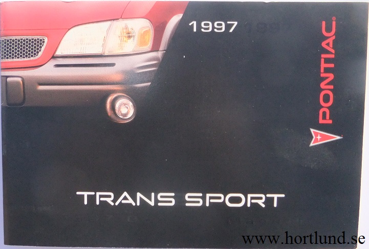 1997 Pontiac Trans Sport Owners Manual