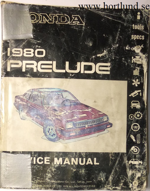 1980 Honda Prelude Service Manual