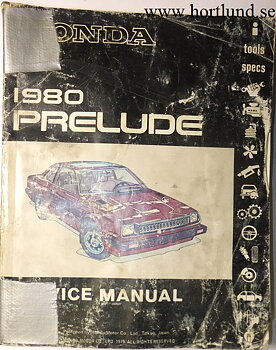 1980 Honda Prelude Service Manual