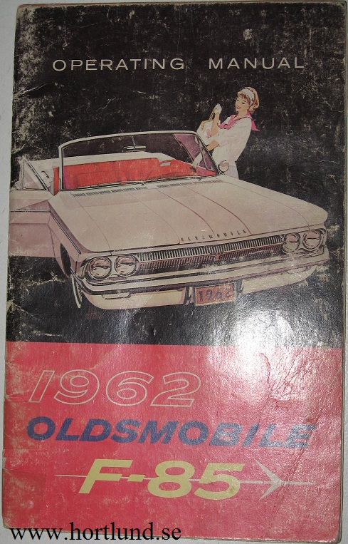 1962 Oldsmobile F-85 Owner Operating Manual