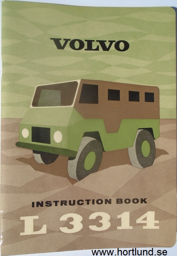 1963 Volvo L 3314 Instruction Book