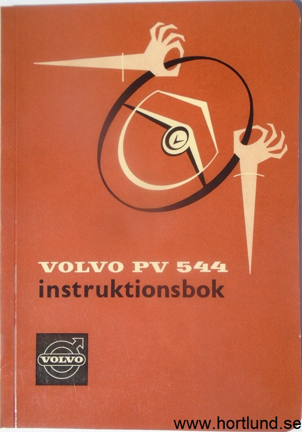 1966 Volvo PV 544 G Instruktionsbok