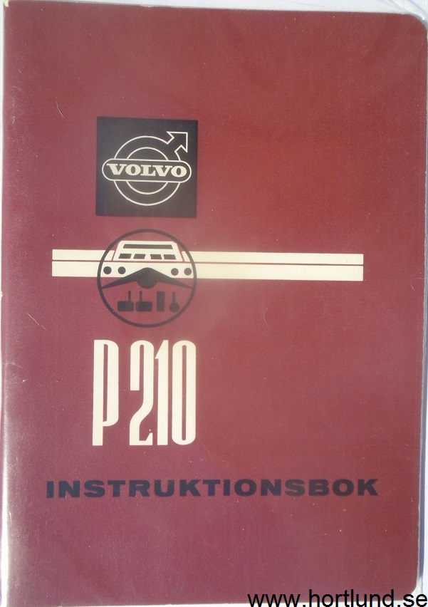 1967 Volvo Duett P 210 M Instruktionsbok